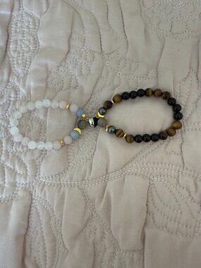 Magnetic Heart Crystal Couple Bracelets